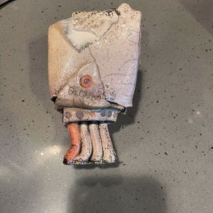 handmade ceramic pen/toothbrush holder